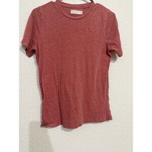 Abercrombie Kids Red Crew Neck Short Sleeve T-Shirt